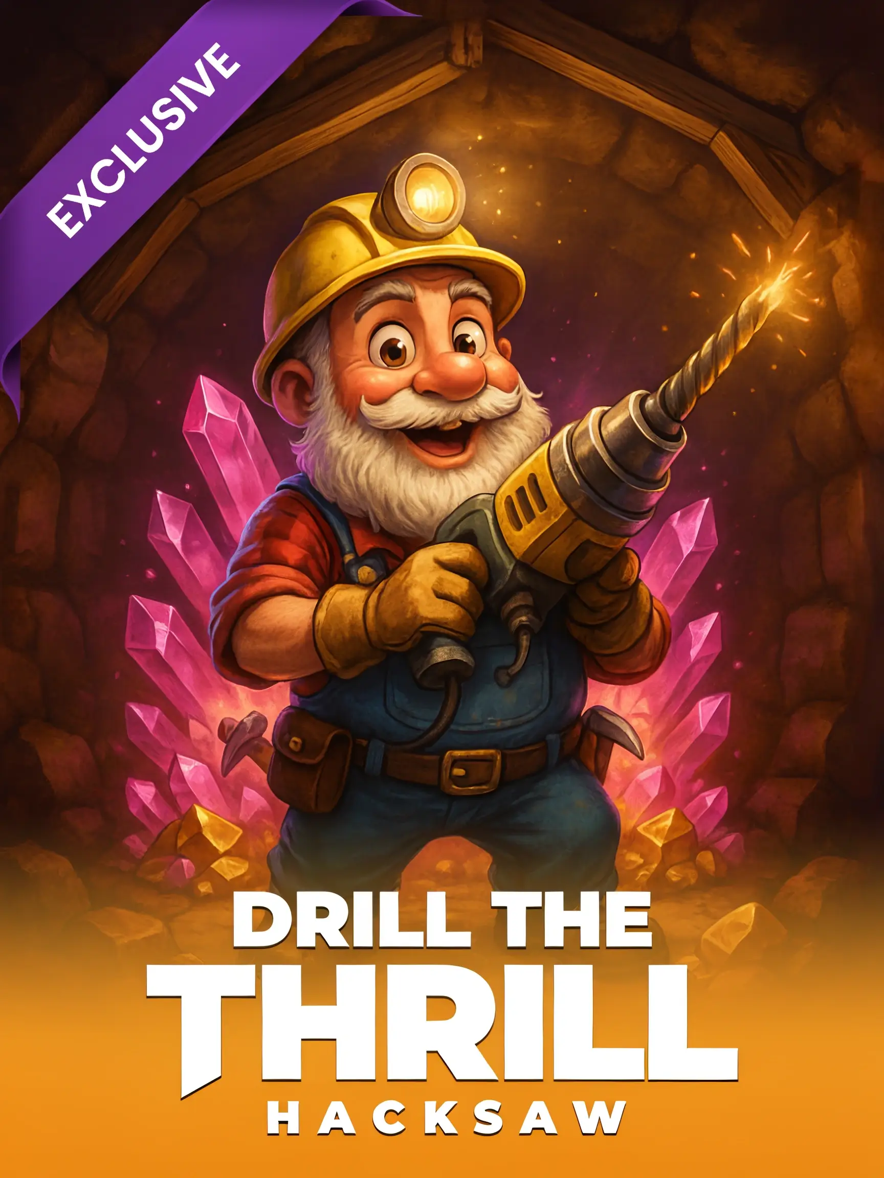 Game art for the Drill the Thrill slot